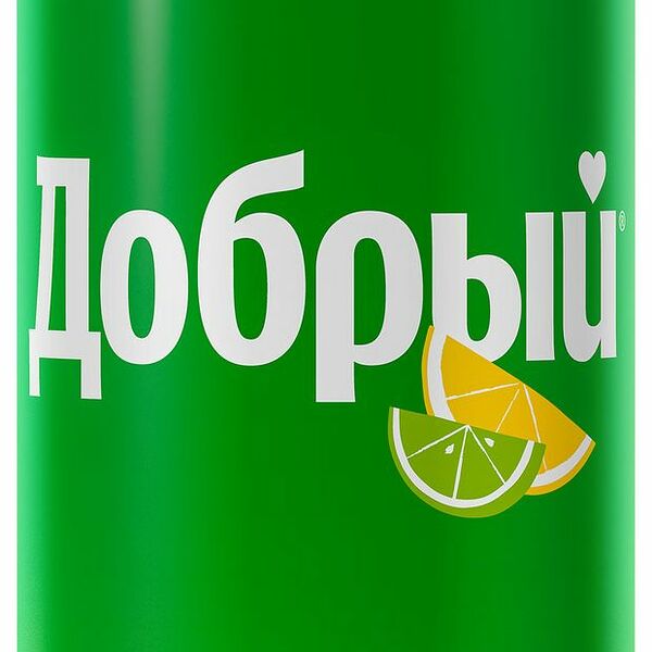 Напиток безалкогольный сильногазированный со вкусом лимон-лайм ТМ Добрый