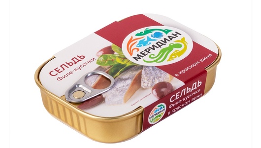 

Сельдь Меридиан филе-кусочки в красном вине