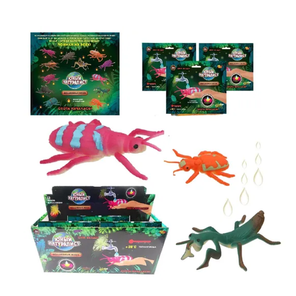 Фигурка Жук Abtoys Юный натуралист, 1 шт в ассортименте