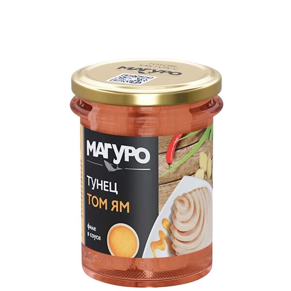Тунец полосатый, филе в соусе Том ям, Магуро, 200 г