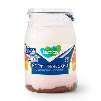 Йогурт греческий Lactica с инжиром и курагой 3%