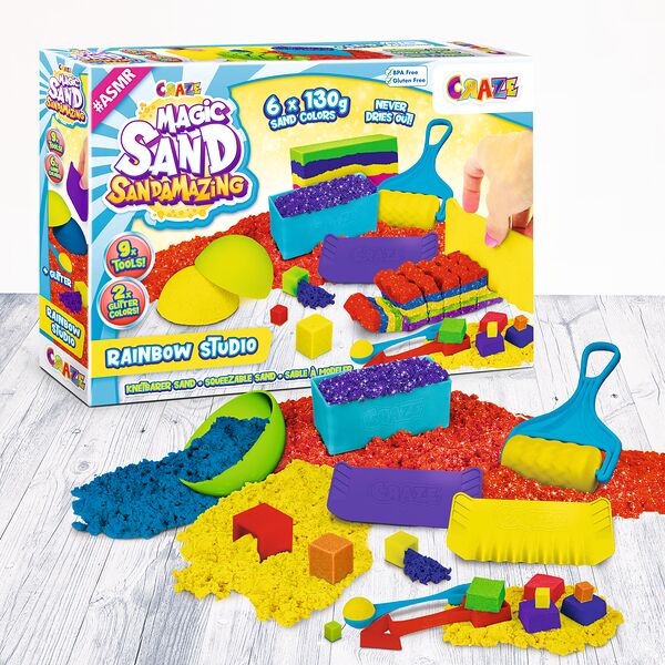 Песок Кинетический умный Craze  Magic Sand Sandamazing  7л+