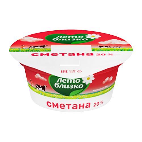 

Сметана Лето близко 20% 150 г