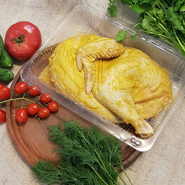 Половинка курочки для запекания в горчичном соусе