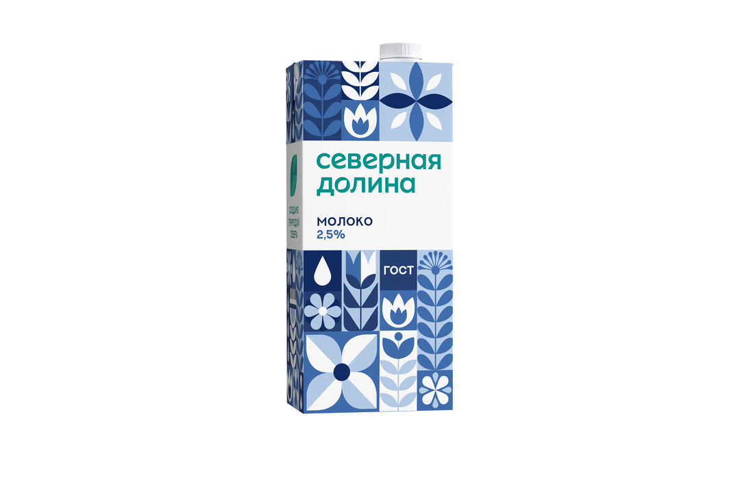 

Молоко Северная Долина ультрапастеризованное 2.5% 950 г