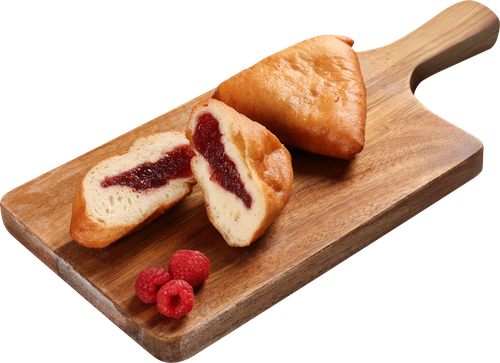 

Пирожок жареный Лента Fresh с малиновой начинкой 1 шт 100 г