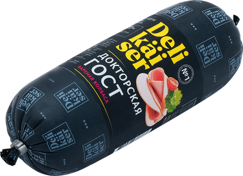 Колбаса вареная Delikaiser Докторская ГОСТ 400 г