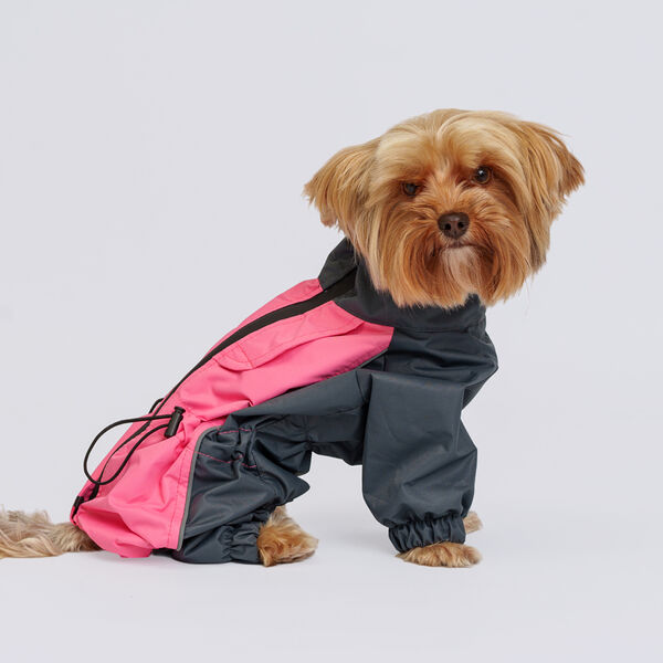 Rungo Дождевик Йорк, Чихуа девочка XL розово-серый