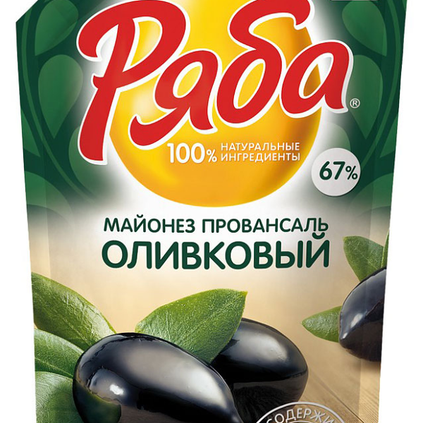 Майонез Ряба Оливковый 67%