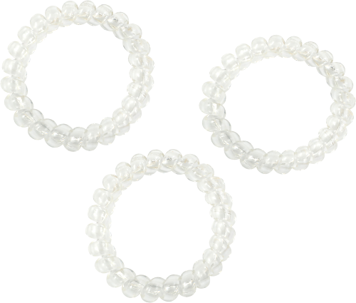 Резинки для волос Fashion & Care прозрачные, 3 шт.