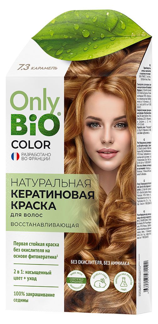 

Краска для волос Фитокосметик Only Bio Color 7.3 Карамель 65 мл