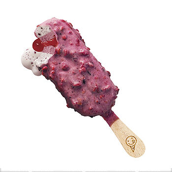 Десерт замороженный Sammontana Итальянское мороженое Груви Черника 60 г