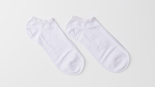 Носки мужские белые (1 пара), р.29-31