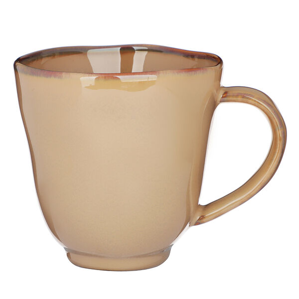 Ivlev chef органика кружка, 320мл, 13x9,5x10см, фарфор, бежевый
