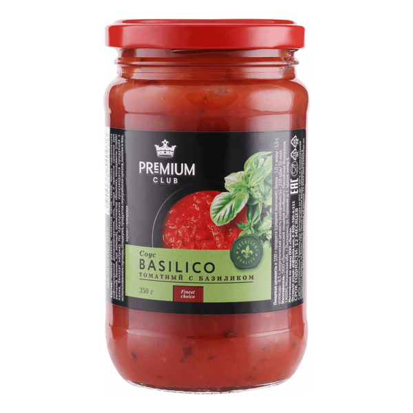 Соус томатный PREMIUM CLUB с базиликом