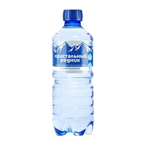 Вода Кристальный родник питьевая газированная