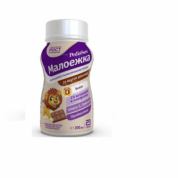  PediaSure Малоежка питание детское шоколад 200 мл