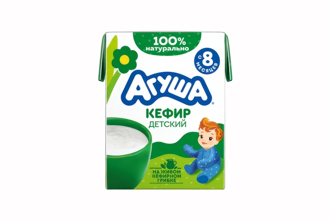 

Кефир Агуша Первая ложка 3.2% с 8 месяцев 204 г