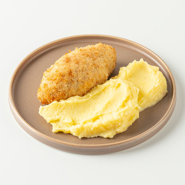 Котлета рыбная с картофельным пюре