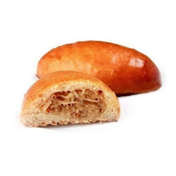 Пирожки печеные из дрожжевого теста с капустой и грибами