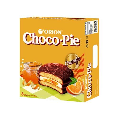 Пирожное Choco Pie бисквитное Апельсин 8 шт. х 30 г
