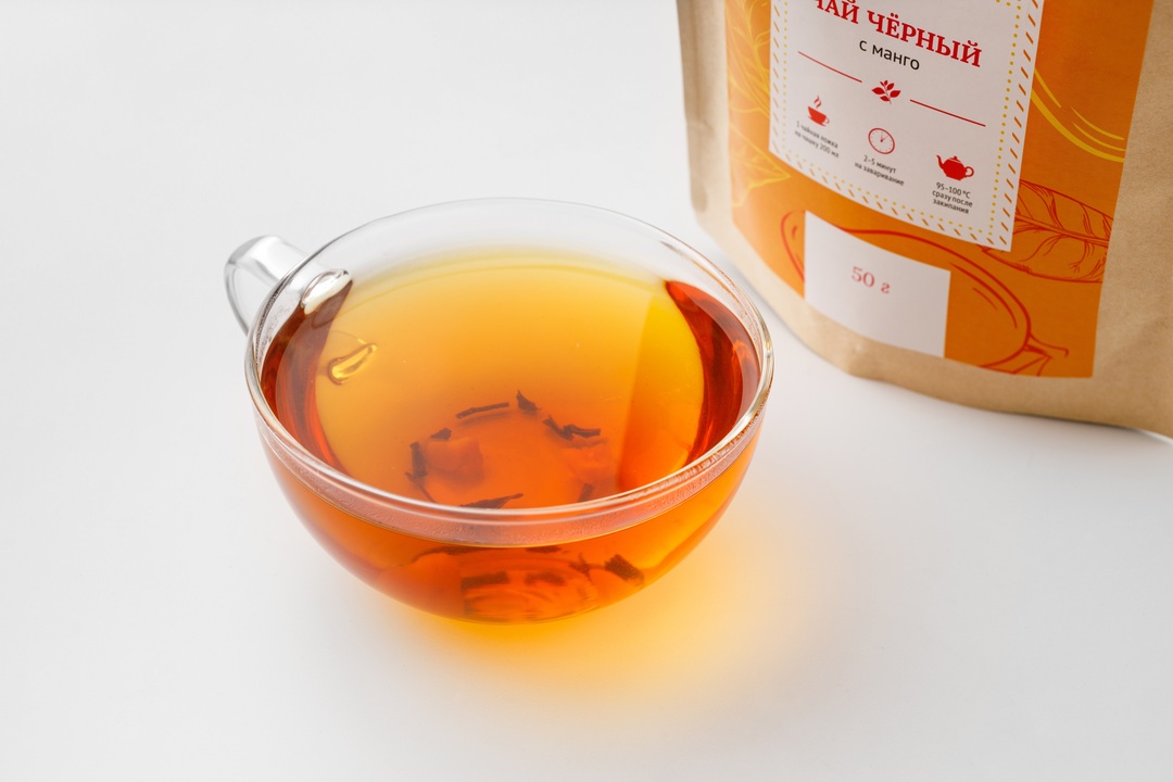 

Черный чай с манго