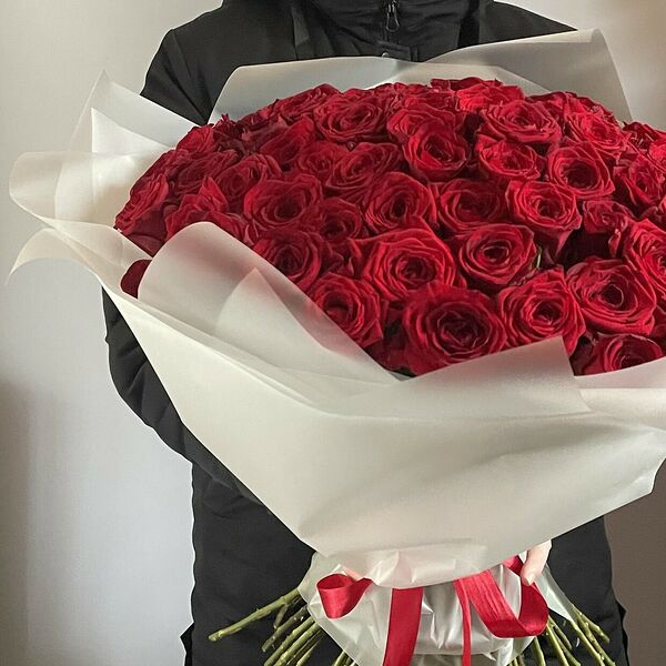 75 красных роз