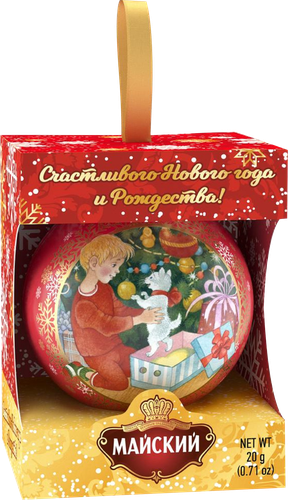 

Чай Майский Новогодний шар листовой в ассортименте 20 г