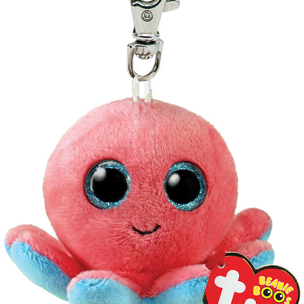 Игрушка мягконабивная на брелоке Осьминог Sheldon серии Beanie Boo's 35255