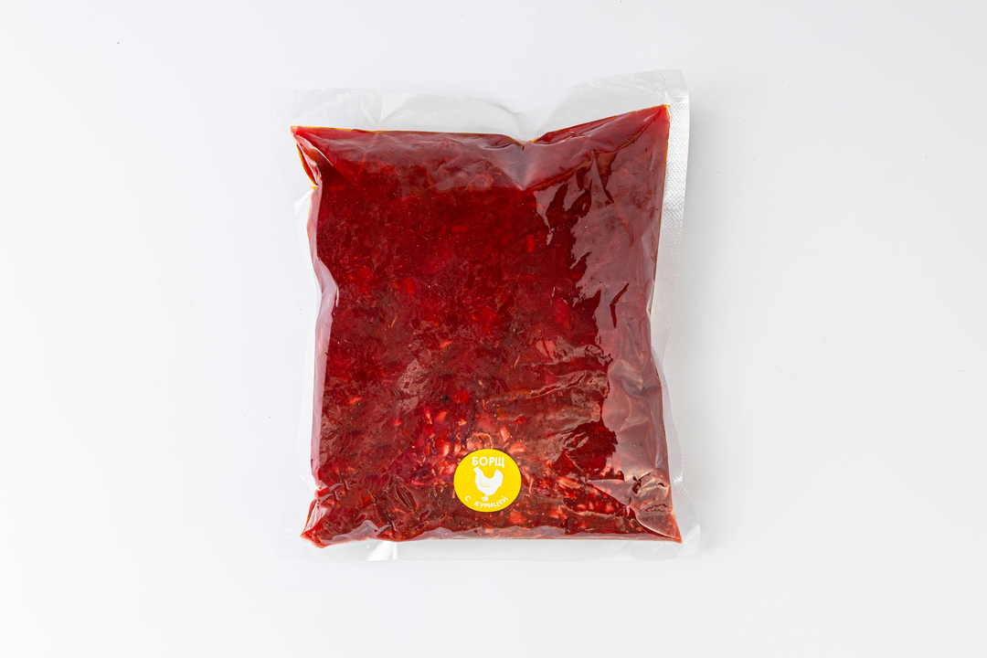 

Борщ Вкусвилл Украинский с курицей 1 кг