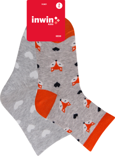 

Носки детские INWIN высокая посадка, с люрексом, Арт. FKSG-02-FH, 2пары