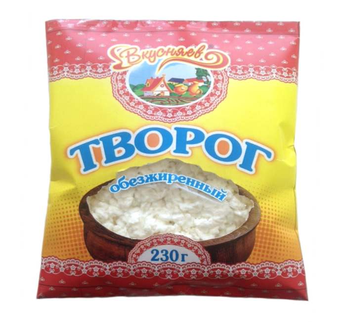 

Творог Вкусняев обезжиренный 230 г