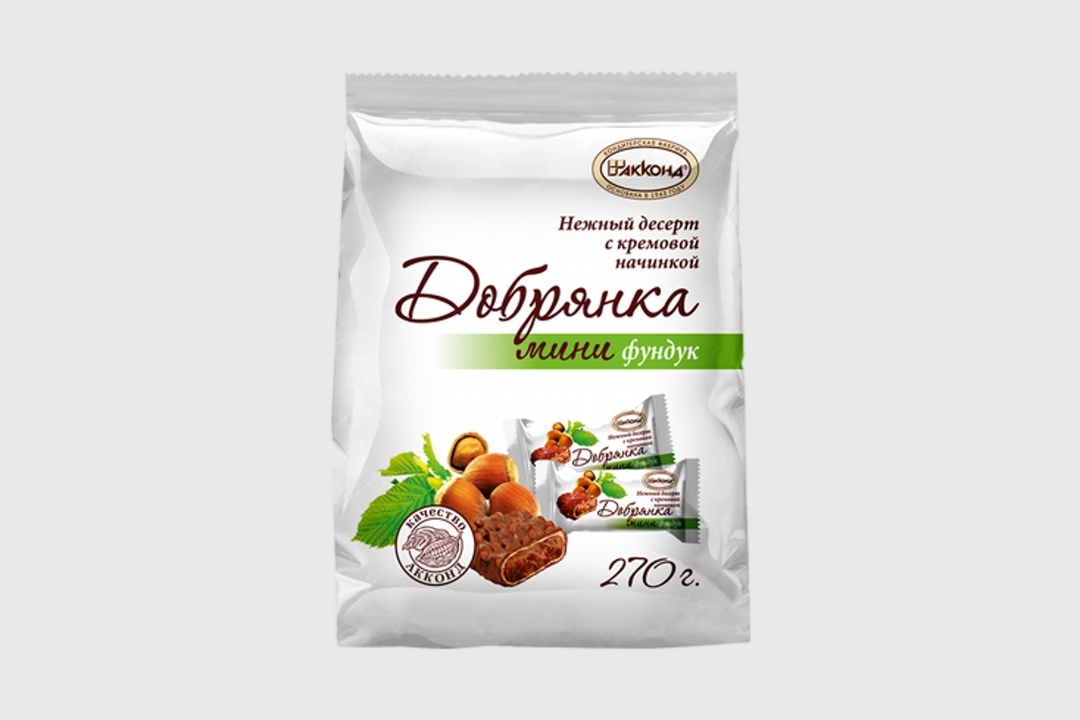 

Конфеты Акконд Добрянка Фундук 270 г