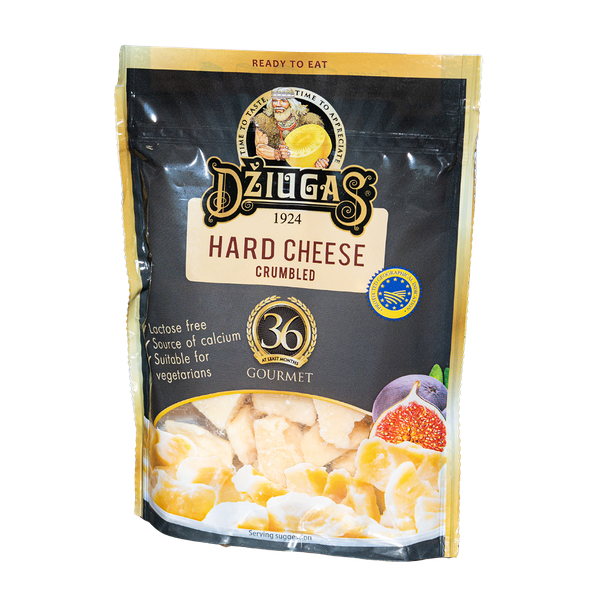 Сыр Dziugas Gold 40% колотый 36 мес 100 г