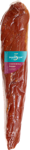 

Свинина ЗНАМЕНСКИЕ ДЕЛИКАТЕС Бордо с/к кат.А в/у вес до 800г
