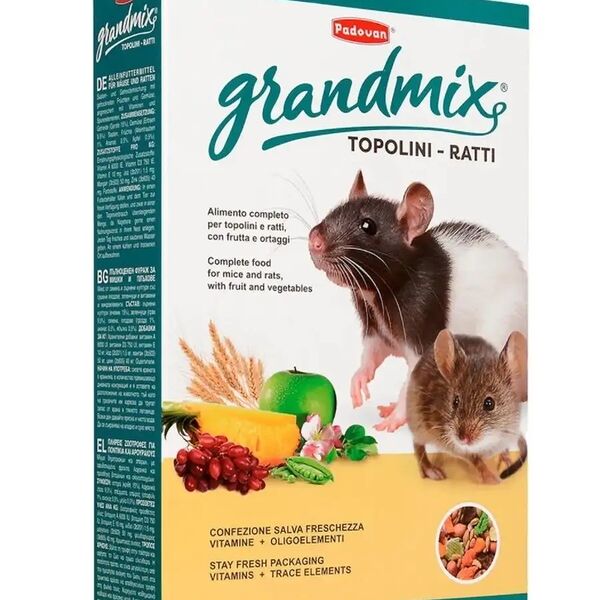 Корм Padovan Grandmix Topoline E Ratti для мышей и крыс 400 г