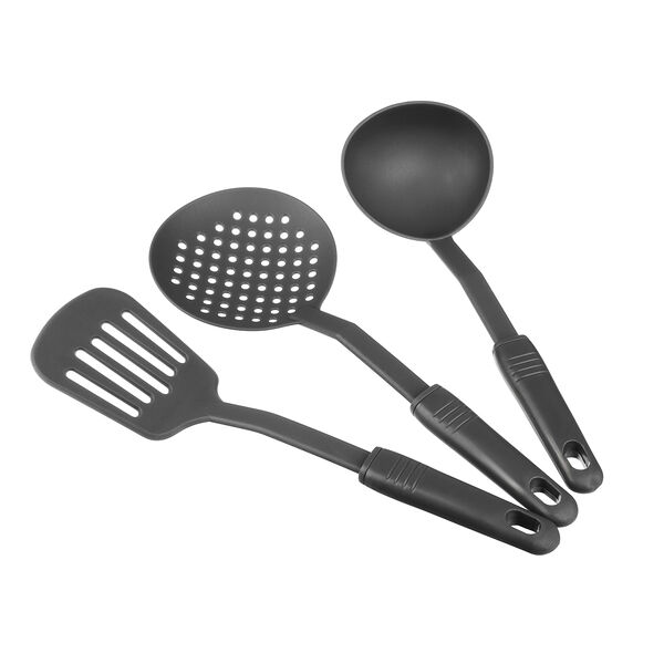 Альтон набор кухонных принадлежностей 3пр, лопатка, половник, шумовка, нейлон