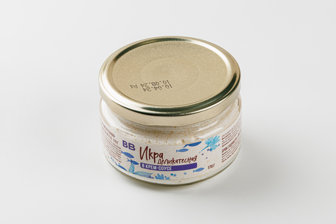 

Икра деликатесная в крем-соусе, 170 г