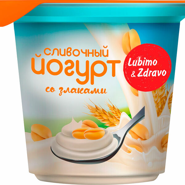Йогурт Lubimo&Zdravo злаки 5%