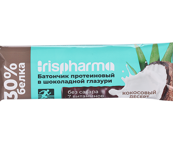 Батончик Irispharma протеиновый 30% кокосовый десерт 40 г 