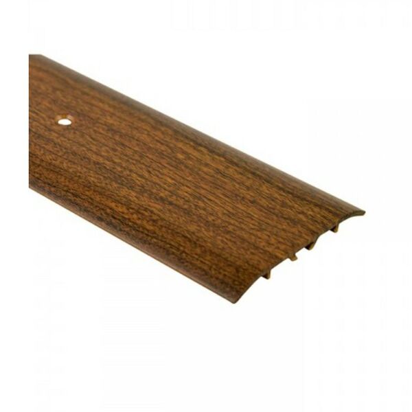 Порог алюминиевый разноуровневый декоративный, 0.9 м, С4, 39.4 мм, дуб престиж № 128