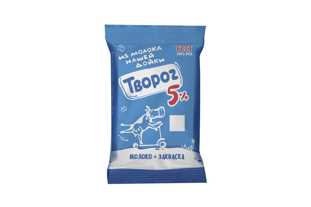 

Творог Из молока нашей дойки 5%, 180г