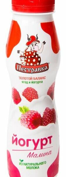Йогурт питьевой Пестравка Малина 2%