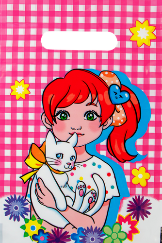 

Пакет с вырубной ручкой 20x30 см