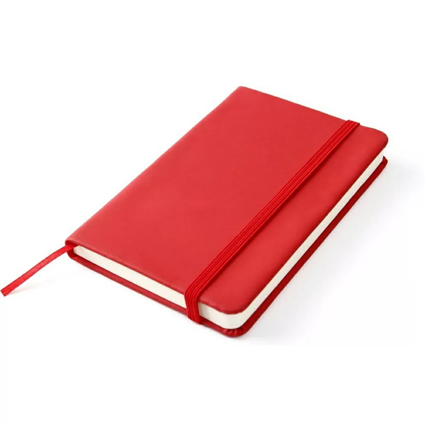 Блокнот Lubeck 9.3*14.4* 1.5 см цв красный арт 198405