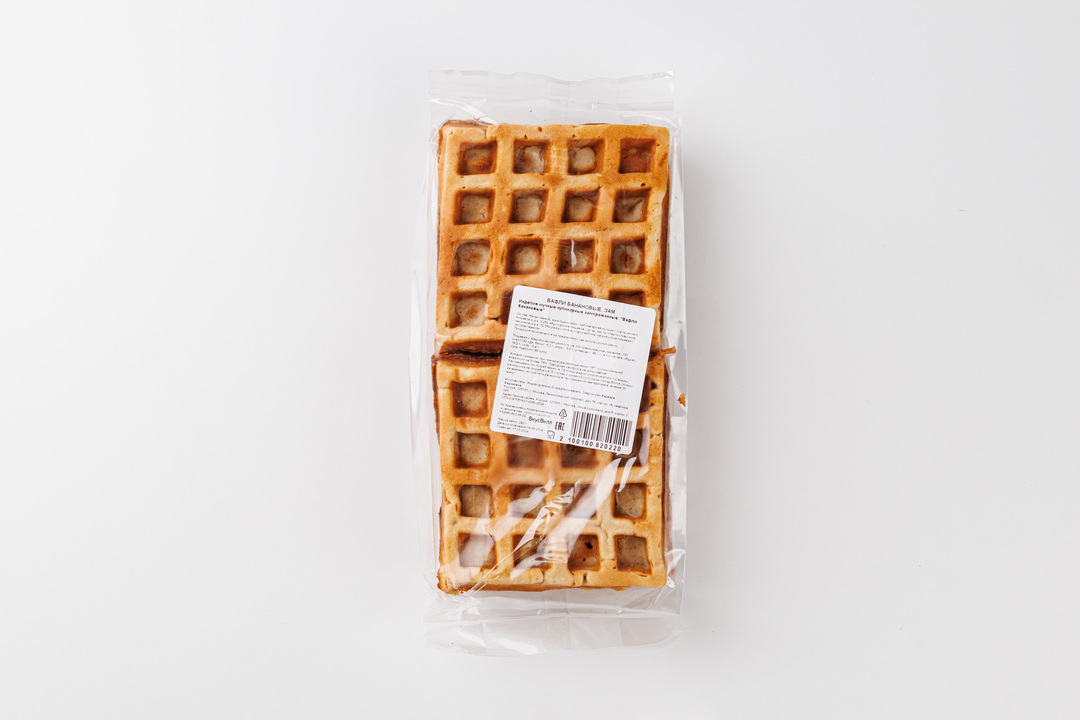 

Вафли банановые продукт замороженный 280 г