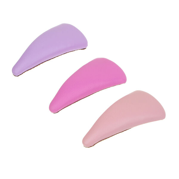 Юниlook зажим для волос, 6,8см, сплав, pu, 3 цвета в ассортименте, acs-19