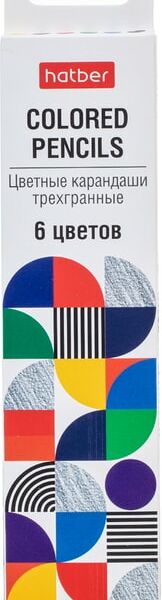 Карандаши цветные Hatber Concept 6 цветов