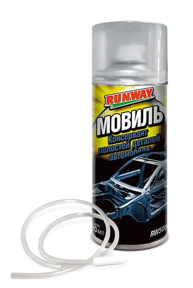 

Мовиль Runway консервант полостей деталей автомобиля, аэрозоль, 520мл