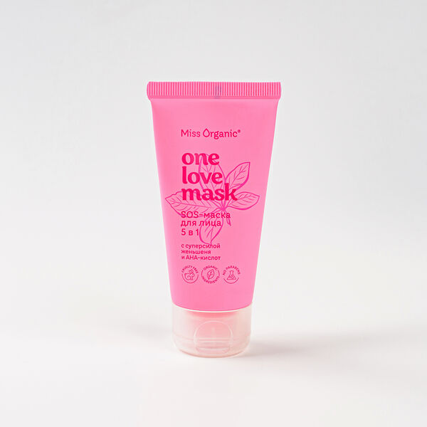 Маска-sos для лица 5 в 1 ONE LOVE MASK, Miss Organic, 50 мл